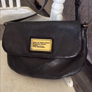 Marc Jacob’s Black Leather Crossbody Bag